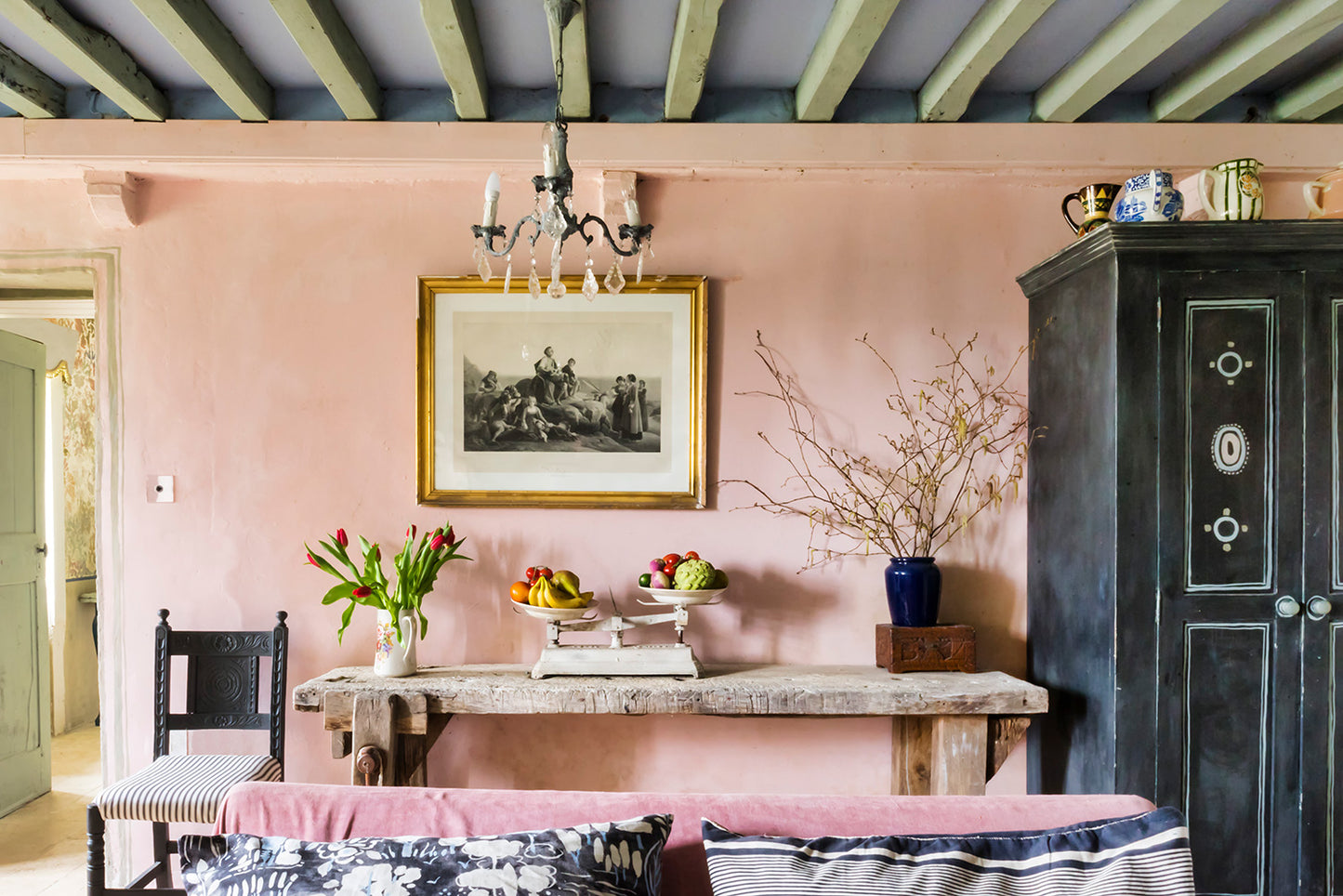 Annie Sloan Chalk Paint Antoinette pink furniture paint Robin's Nest Vintage Sydney Australia Normandy home interior decor