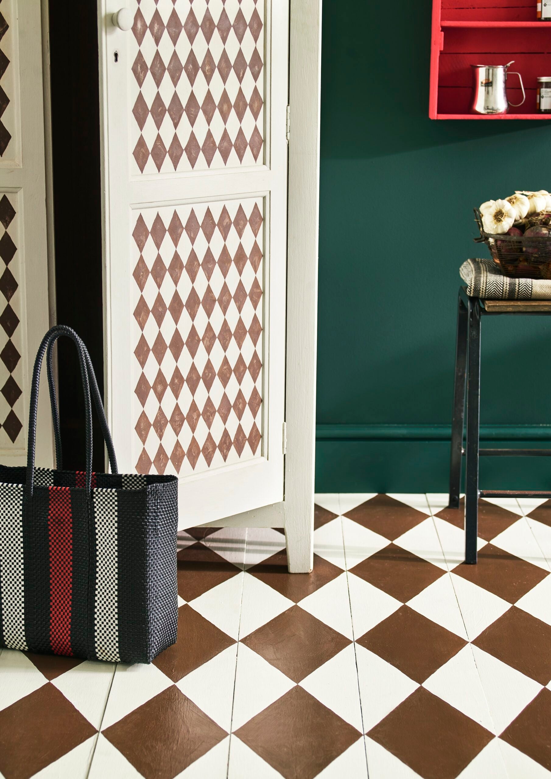 Honfleur and Old White painted floor chalk paint annie sloan chair Robinsnestvintage sydney buy online