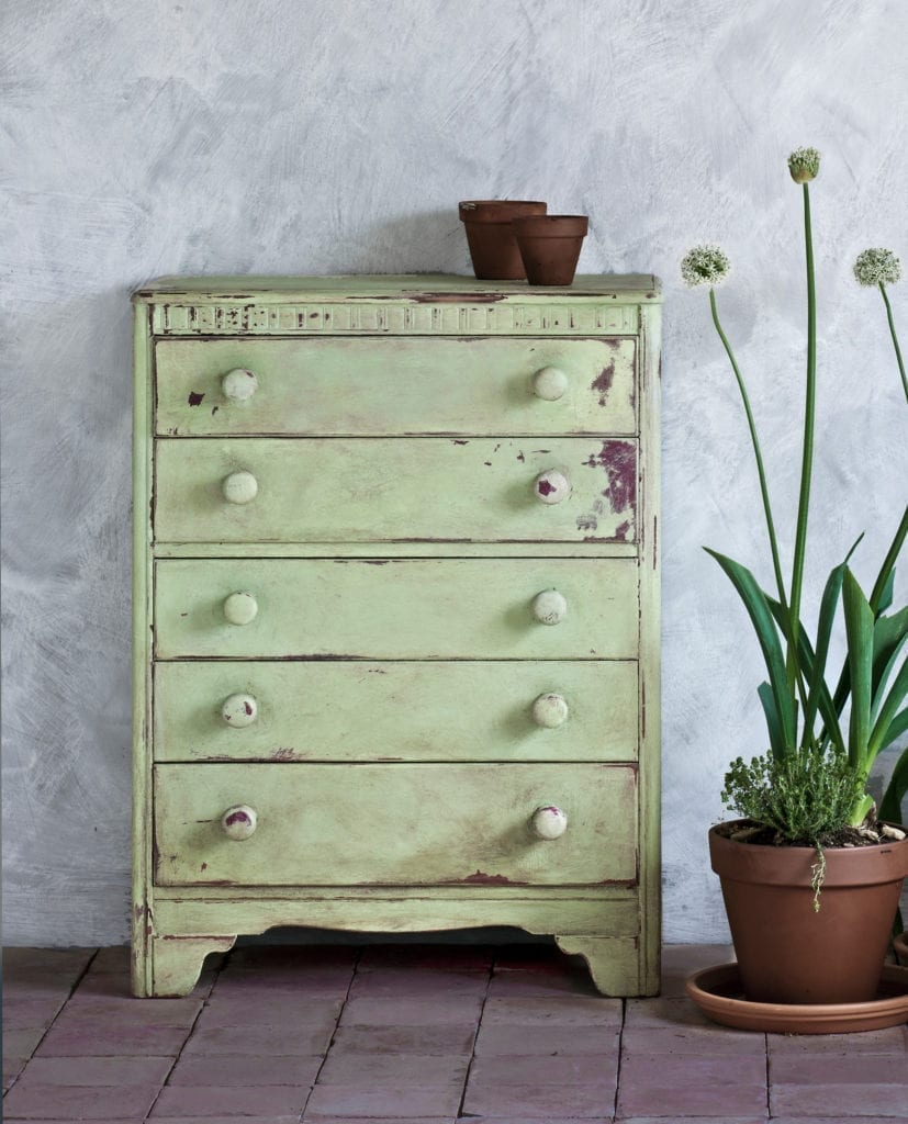 Lem Lem green chalk paint painted furniture annie sloan chair Robinsnestvintage sydney buy online