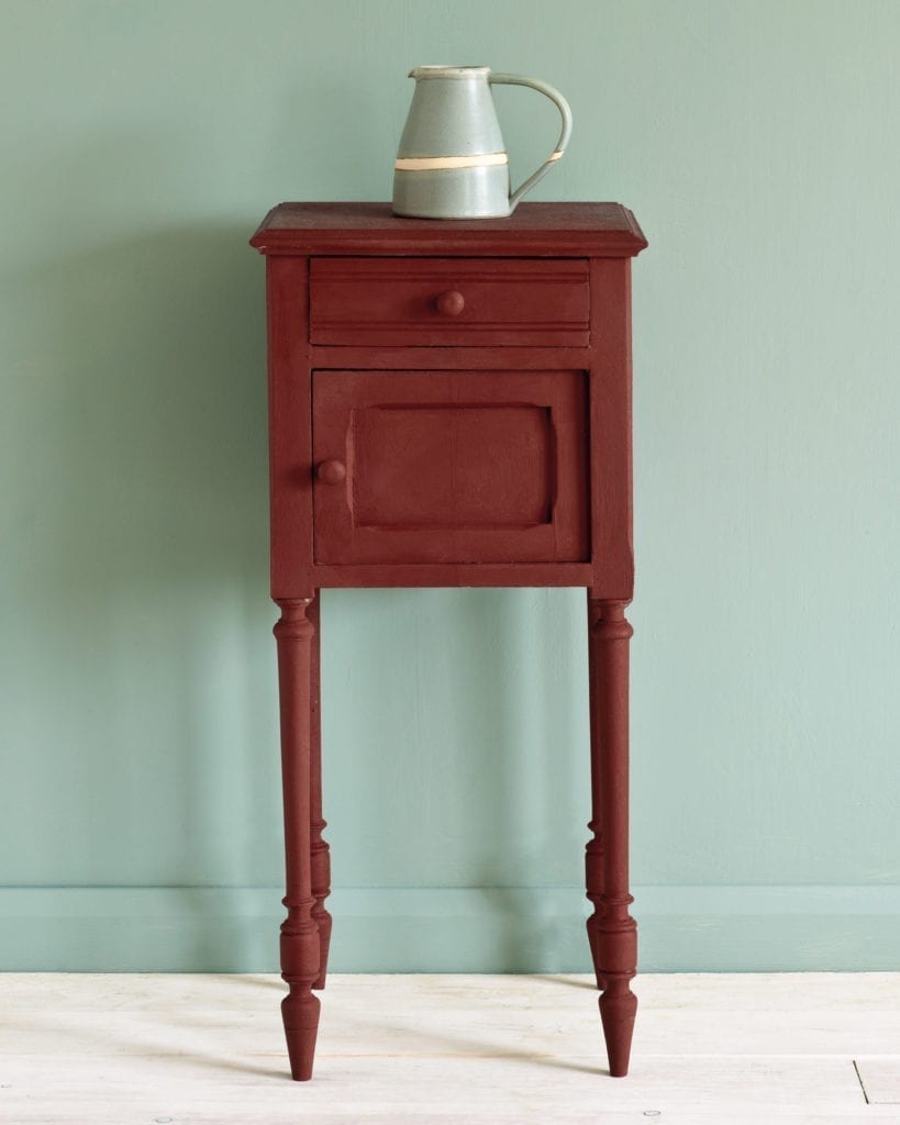 Primer red chalk paint painted furniture annie sloan chair Robinsnestvintage sydney buy online