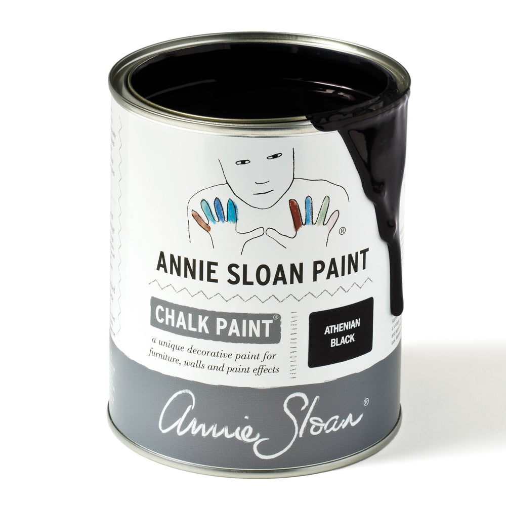 Annie Sloan Chalk Paint Athenian Black furniture paint Robin's Nest Vintage Sydney Australia interior design decor