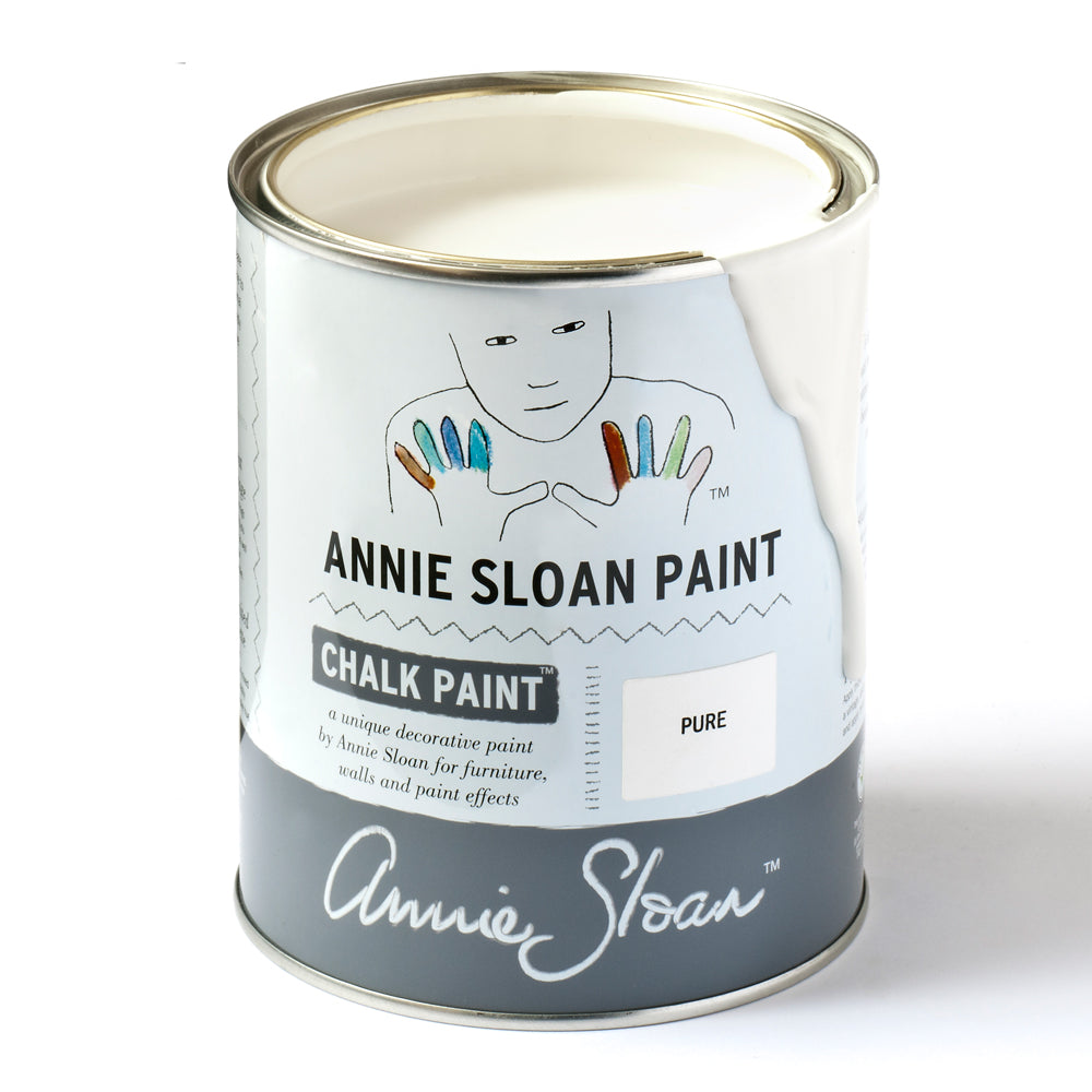Annie Sloan Chalk Paint 
Pure White furniture paint Robin's Nest Vintage Sydney Australia