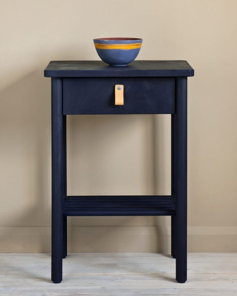 Oxford Navy Blue chalk paint painted furniture annie sloan chair Palette & Patina Australian stockist