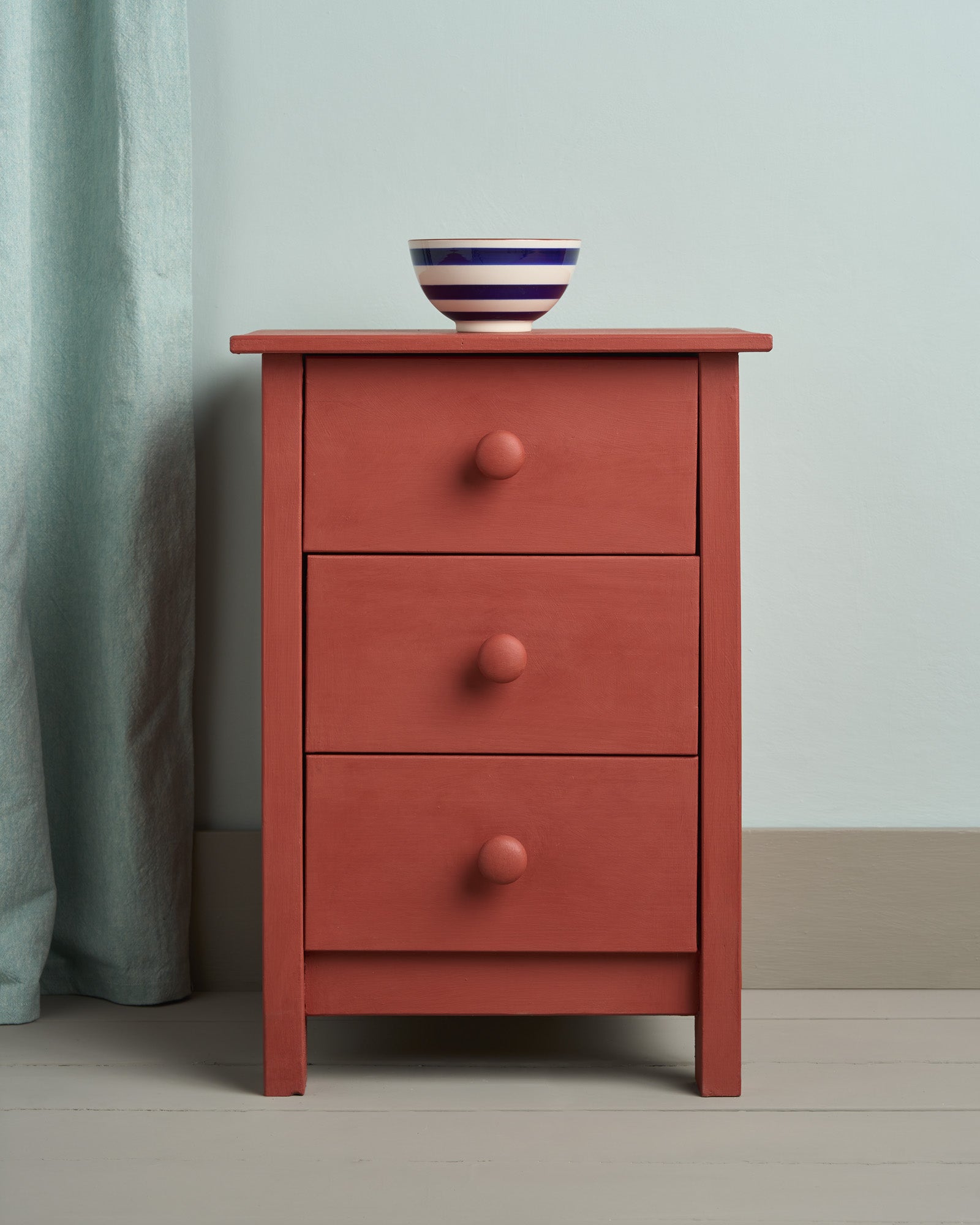 red chalk paint dresser Rustic Red Paint