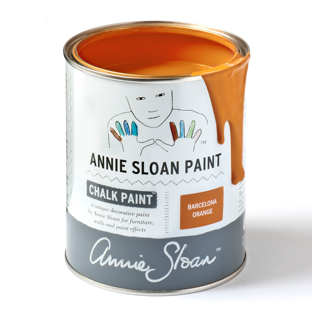 Annie Sloan Chalk Paint Barcelona Orange furniture paint Robin's Nest Vintage Sydney Australia interior design decor