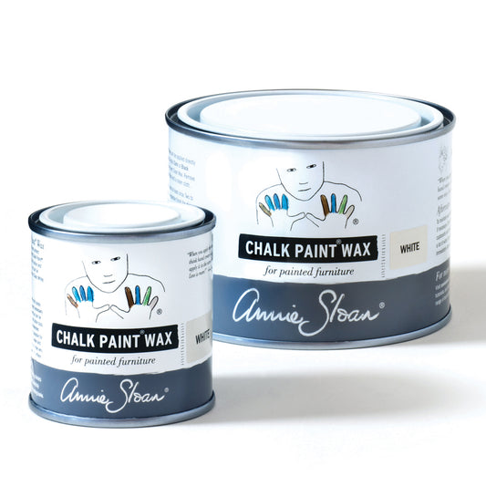 White chalk paint wax